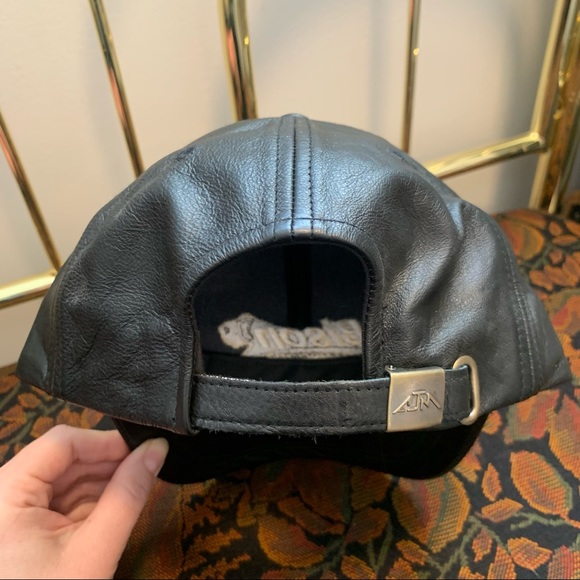 Leather Embroidered Baseball Hat - Picture 5 of 9